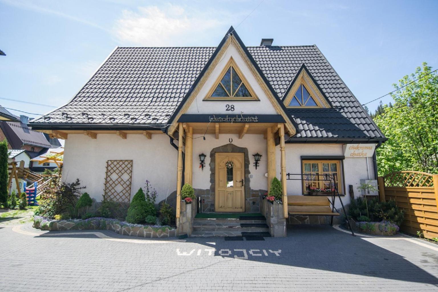 Ciukrowa Chatka Sauna & Jacuzzi Poronin Exterior photo