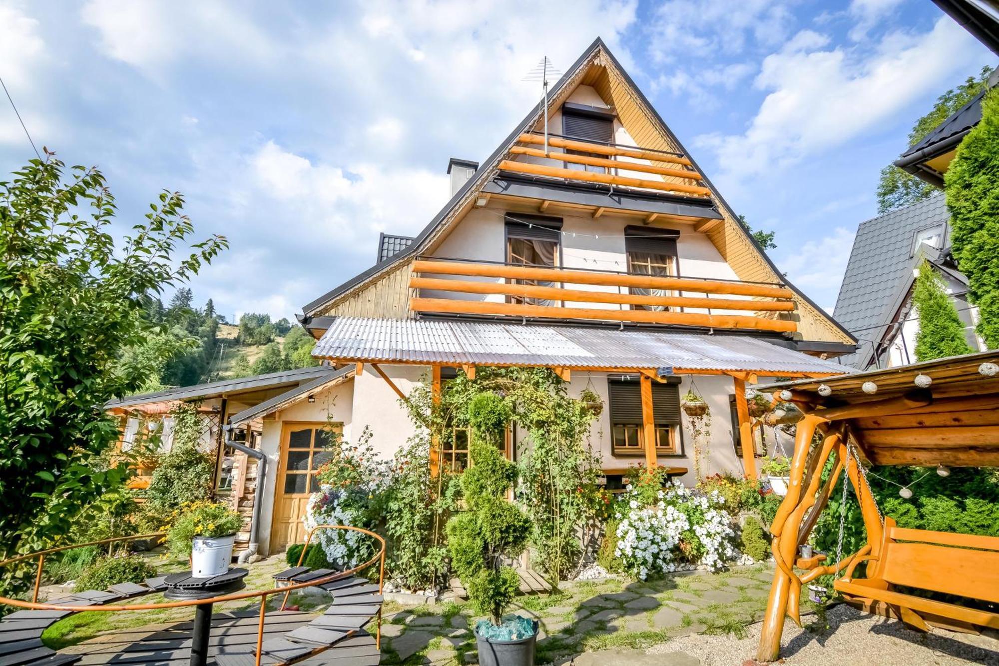 Ciukrowa Chatka Sauna & Jacuzzi Poronin Exterior photo